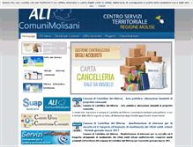 Tablet Screenshot of alicomunimolisani.it